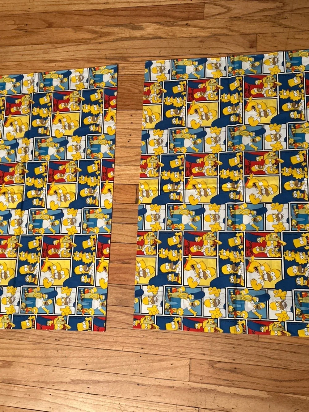 Simpsons Inspired Pillowcases (2) Cartoon Bart Homer Marge Maggie Simpson